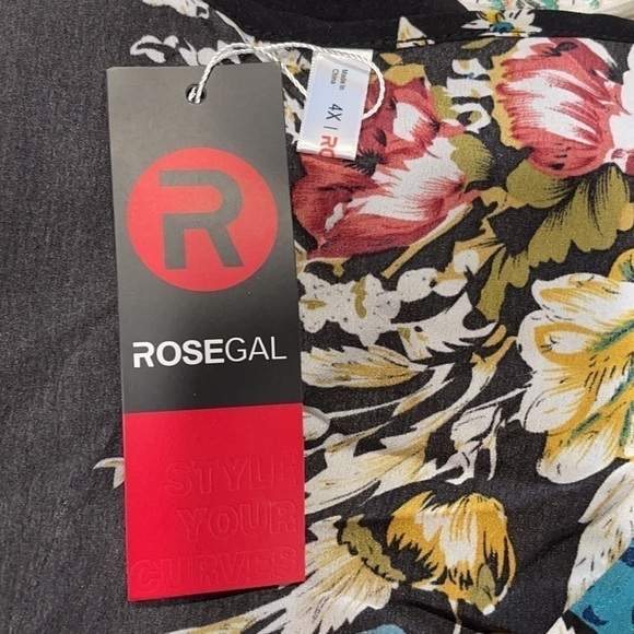 Rosegal Floral Print High Low Maxi Dress - EUC - Picture 7 of 8
